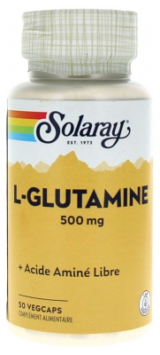 Solaray L-Glutamine 500 mg - 50 Caps. Vég.