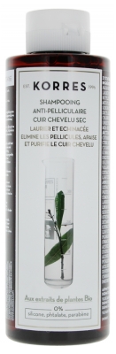 Korres Shampooing Antipelliculaire & Cuir Chevelu Sec 250 ml
