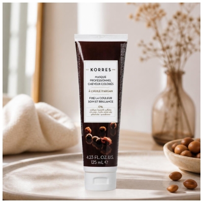 Korres Masque Professionnel Post-Coloration Cheveux Colorés 125 ml