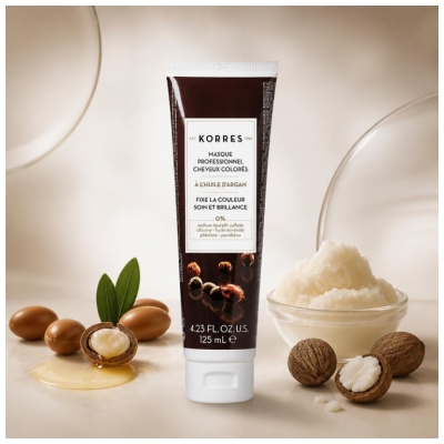 Korres Masque Professionnel Post-Coloration Cheveux Colorés 125 ml