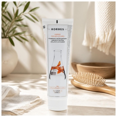 Korres Masque Réparateur Cheveux Colorés 125 ml