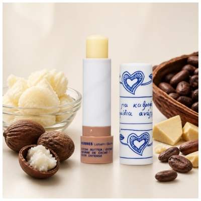 Korres Stick Lèvres Soin Intense Beurre de Cacao - Incolore 4,5 g