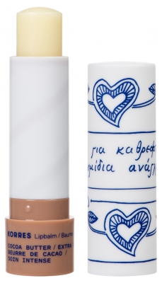 Korres Stick Lèvres Soin Intense Beurre de Cacao - Incolore 4,5 g