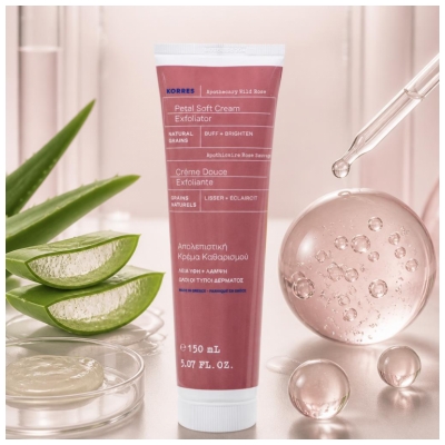 Korres Rose Sauvage Crème Douce Exfoliante 150 ml