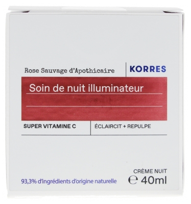 Korres Rose Sauvage Crème de Nuit Éclat 40 ml