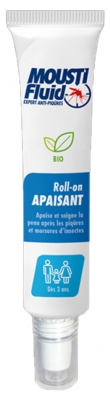 Moustifluid Roll-On Apaisant Après Piqûres Bio 20 ml