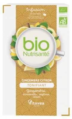 Vitavea Gingembre Citron Bio 20 Sachets
