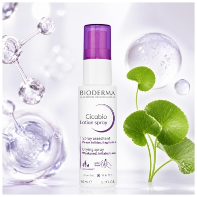 Bioderma Cicabio Spray Asséchant et Cicatrisant Peaux Fragilisées 40 ml