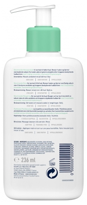 Cerave Gel Moussant Visage Pour Les Peaux Normales à Grasses 236 ml