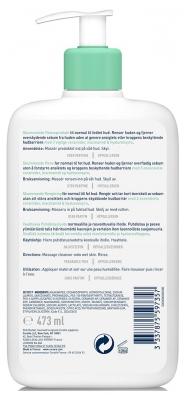 Cerave Gel Moussant Visage Pour Les Peaux Normales à Grasses 473 ml