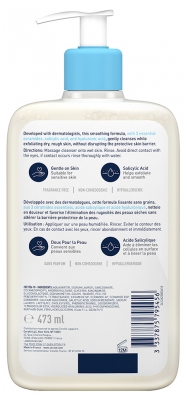 Cerave sa Anti-Rugosités Gel Nettoyant Pour Les Peaux Sèches et Rugueuses 473 ml