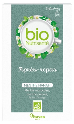 Vitavea Menthe Nanah Après-Repas Bio 20 sachets