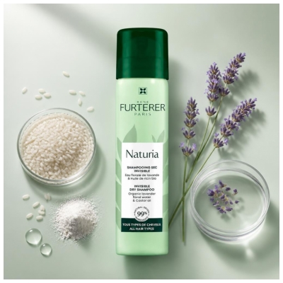 René Furterer Naturia Shampooing Sec Invisible - Shampoing Sec Naturel - 75 ml