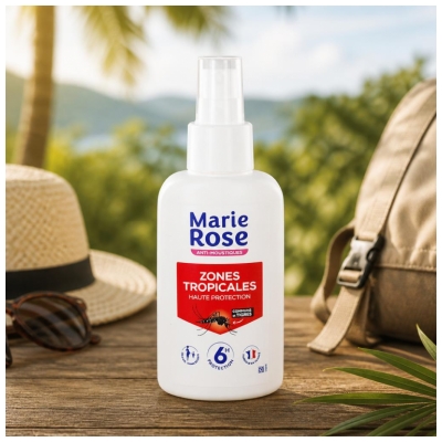 Marie Rose Anti-Moustiques Haute Protection Zones Tropicales 100 ml