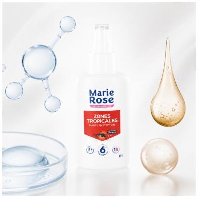 Marie Rose Anti-Moustiques Haute Protection Zones Tropicales 100 ml