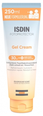 Isdin Fotoprotector Gel Cream Crème Solaire Corps Spf30 250 ml
