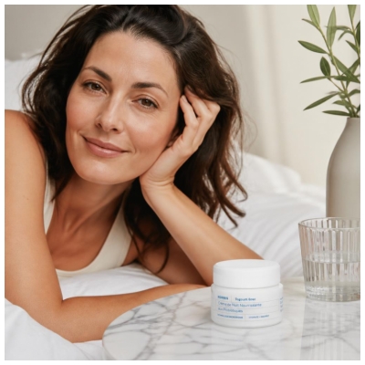 Korres Yaourt Grec Crème Nuit Nourrissante Probiotiques 40 ml