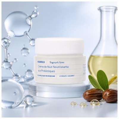 Korres Yaourt Grec Crème Nuit Nourrissante Probiotiques 40 ml