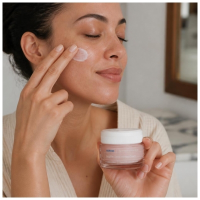 Korres Rose Sauvage d'Apothicaire Crème Intense Illuminatrice Peaux Sèches à Très Sèches 40 ml