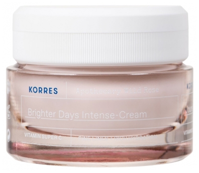 Korres Rose Sauvage d'Apothicaire Crème Intense Illuminatrice Peaux Sèches à Très Sèches 40 ml