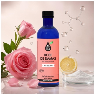 LCA Eau Florale de Rose de Damas Éclat du Teint Bio 200 ml
