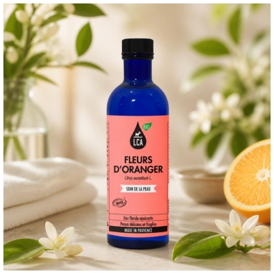 LCA Eau Florale de Fleurs d'Oranger Apaisante Peaux Délicates Bio 200 ml