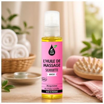LCA L'Huile de Massage Silhouette Minceur Drainant Bio 100 ml