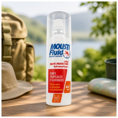 Moustifluid Lotion Haute Protection Zones Tropicales et à Risques 100 ml