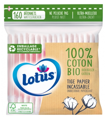 Lotus Bâtonnets Bio - Sachet X160