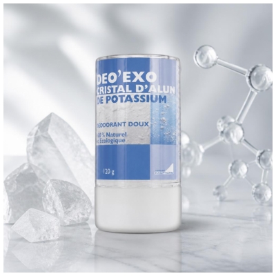 Exopharm Deo'Exo Cristal d'Alun 120 g en Présentoir