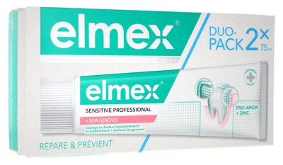 Colgate Dentifrice Elmex Sensitive Professional - Soin Gencives 2 x 75 ml