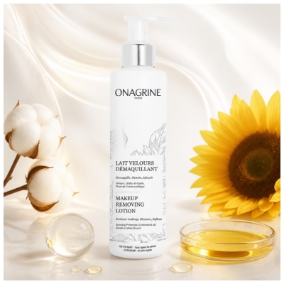 Onagrine Lait Velours Démaquillant 200 ml