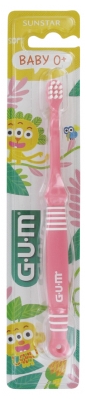 Gum Brosse à Dents Baby 0+ - Couleur : Rose
