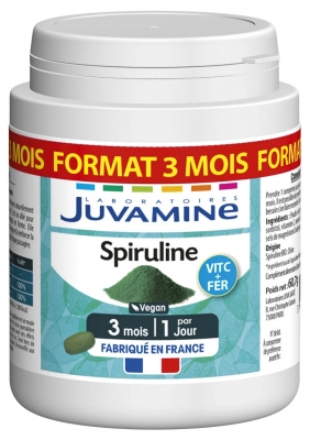 Juvamine Spiruline Format Cure Longue 90 Comprimés
