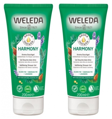 Gel Douche à la Grenade et à l'Argousier Bio Weleda 2x200ml
