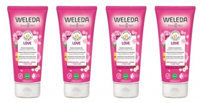 Weleda Aroma Shower Love Lot de 4 x 200 ml