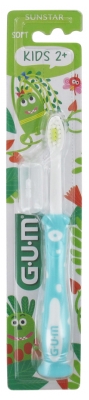 GUM Brosse à Dents Enfant Kids 901 - Couleur : Bleu clair