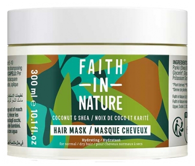 Faith in Nature Masque Capillaire Coco et Beurre de Karité 300 ml