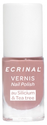 Ecrinal Vernis Silicium + Tea Tree Rose Perle 5 ml - Couleur : Nude