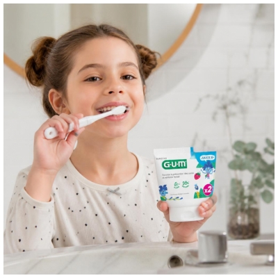 GUM Dentifrice Junior 2 x 50 ml