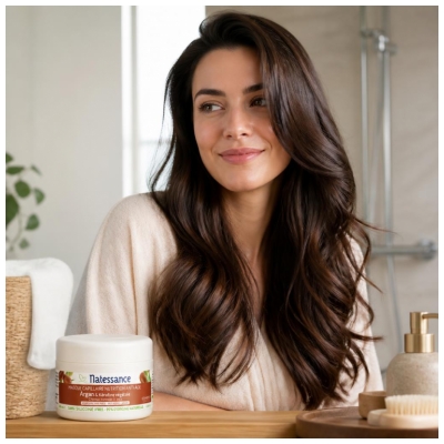 Natessance Masque Capillaire Nutrition - Argan & Kératine Végétale