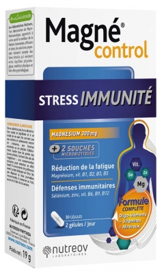 Nutreov Magné Control Tress Immunité 30 Gélules
