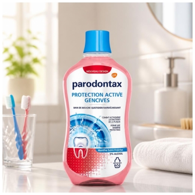 Parodontax Bain de Bouche Protection Active Gencives 500 Ml 