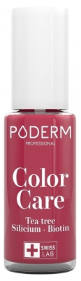 Poderm Color Care Vernis Soin Tea Trea 8 ml - Couleur : 797 : Rouge Rose