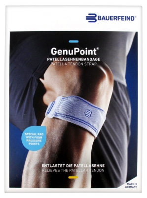 Bauerfeind Genupoint Strap Rotulien Tita/Bleu T2 - Taille : Taille 2