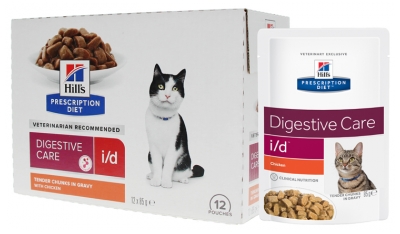 Hill's Presc Fel I/d Digestive Poulet S/12 x 85 g