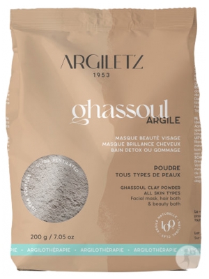 Argiletz Argile Ghassoul Ultra-Ventilée 200 g