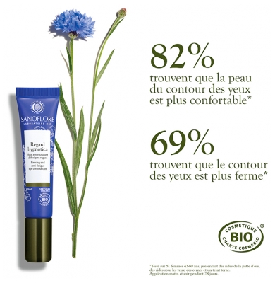 Sanoflore Hypnotica Regard Contour Des Yeux Anti-Cernes Anti-Rides Certifié Bio 15 ml
