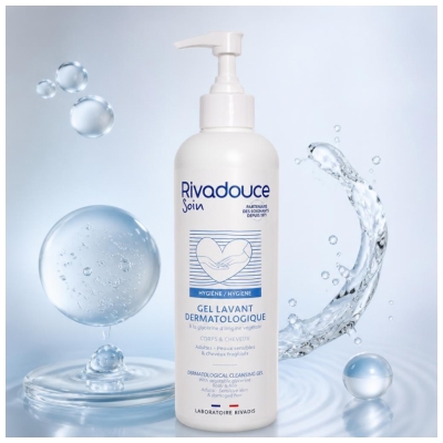 Rivadouce Gel Lavant Dermatologique Corps et Cheveux 500 ml