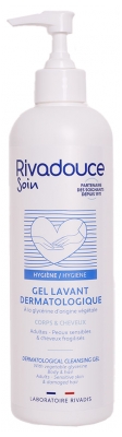 Rivadouce Gel Lavant Dermatologique Corps et Cheveux 500 ml